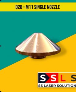 Single Nozzle – D28 – M11 – Precitec/Raytools/Bodor/HSG/LVD Laser Cutting Heads (Pack of 10)