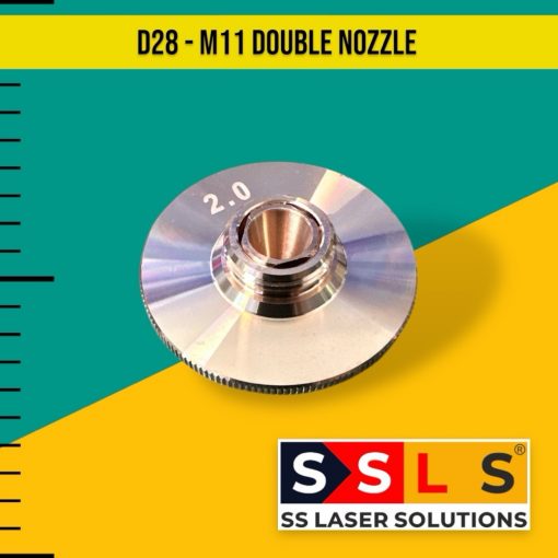 Double Nozzle - D28 - M11 - Precitec/Raytools/Bodor Pack of 10 - Image 2
