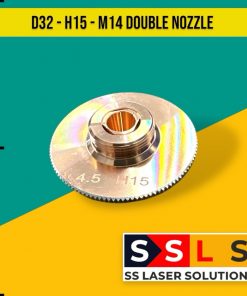 Raytools Nozzle - Double - D32 / H15 / M14 (10 pcs pack)