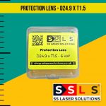 Protection lens d24.9 x t1.5 6kw
