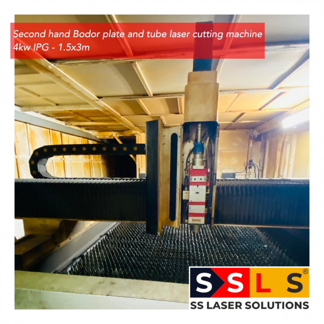 Second hand Bodor 4 kw IPG - Plate and Tube Fiber Laser Cutting Machine ...