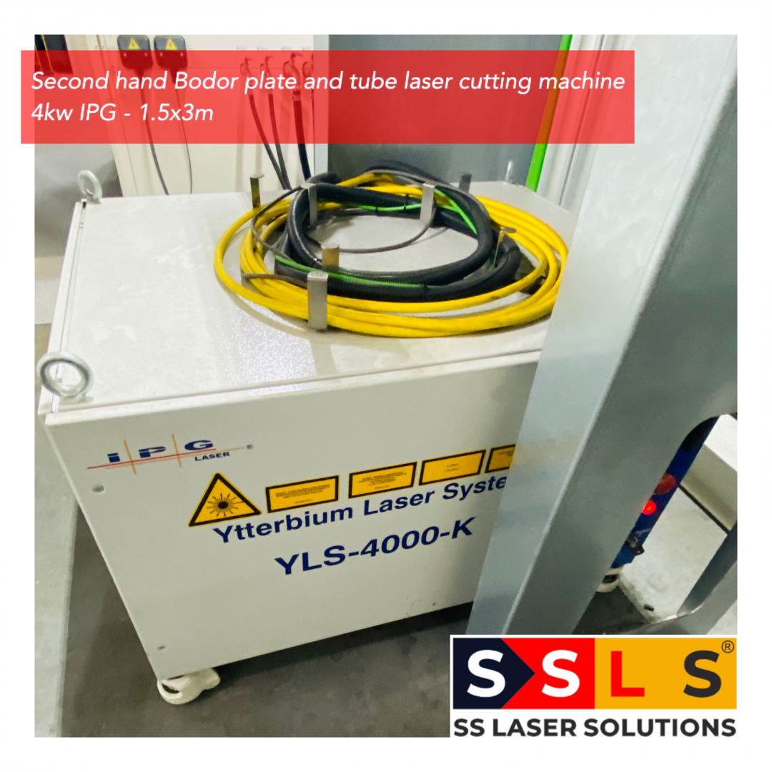 Second hand Bodor 4 kw IPG - Plate and Tube Fiber Laser Cutting Machine ...