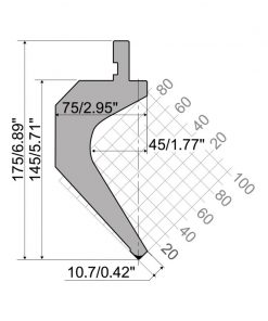Alternative view of TOP.175.85.R2 - Type R1: Punches - Rolleri S.p.A.