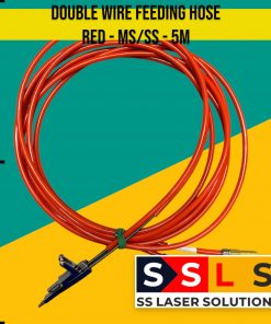 Double Wire Feeding Hose Liner - Red - for MSSS wire - 5M3.0