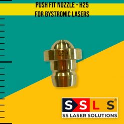 Push fit nozzle h25 for bystronic lasers