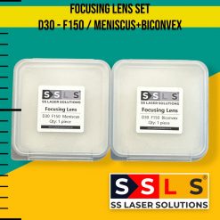 Focusing lens set D30 - F150 _ Meniscus and biconvex