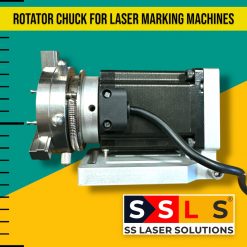Rotator chuck for laser marking machines