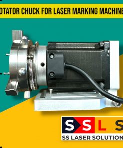Rotator chuck for laser marking machines